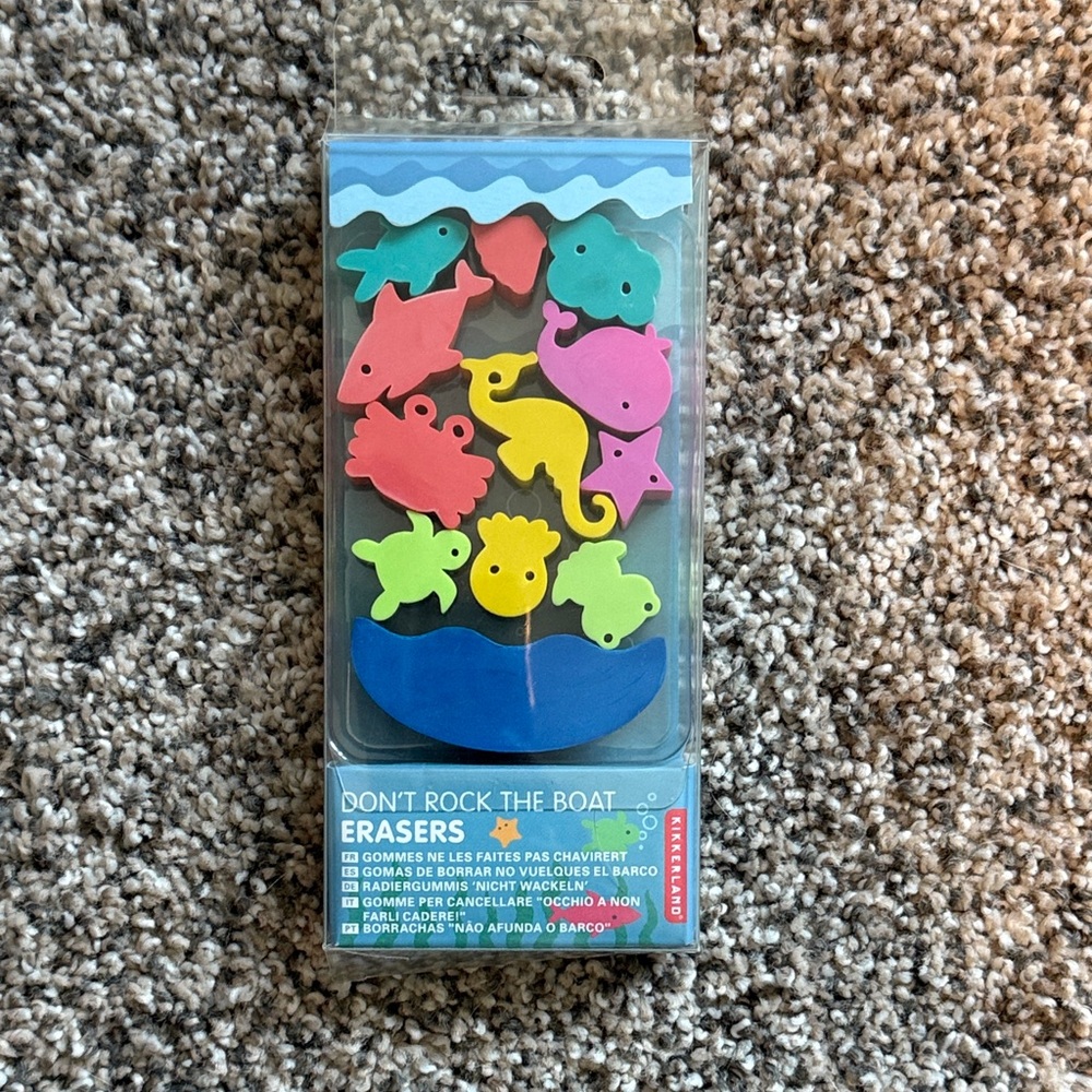 Animal Shaped Erasers Set